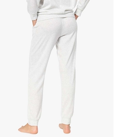 pantalon de pyjama en maille fine femme gris bas de pyjamaA244701_3