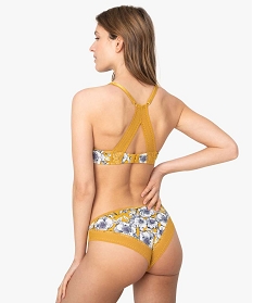 soutien-gorge femme a armatures a motifs fleuris et dos en dentelle imprime soutien gorge avec armaturesA250701_3