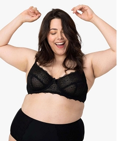 GEMO Soutien-gorge grande taille emboitant à armatures en dentelle noir standard