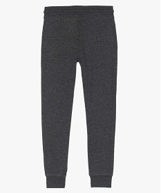 pantalon de jogging garcon en molleton doux gris pantalonsA254801_2