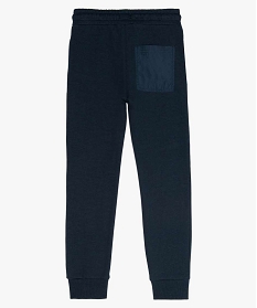 pantalon de jogging garcon a bandes rayees - lulu castagnette bleuA255201_3