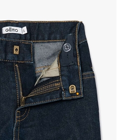 jean garcon coupe regular avec coutures contrastantes bleu jeansA259201_2
