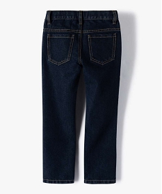 jean garcon coupe regular avec coutures contrastantes bleu jeansA259201_4