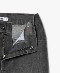 jean garcon coupe regular cinq poches gris jeansA259301_2