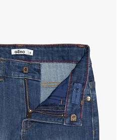 jean garcon slim en coton stretch delave ultra resistant gris jeansA260101_2