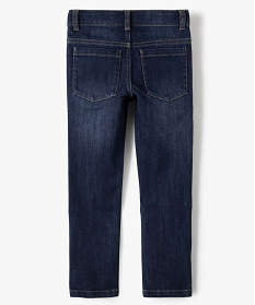 jean garcon slim en coton stretch delave ultra resistant bleu jeansA260201_4