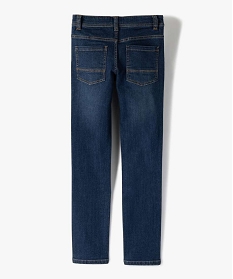 jean garcon coupe slim avec plis sur les hanches gris jeansA273601_4