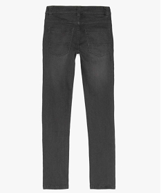 jean garcon ultra skinny stretch avec plis aux hanches grisA274001_4