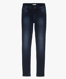 jean garcon ultra skinny stretch avec plis aux hanches bleuA274101_1