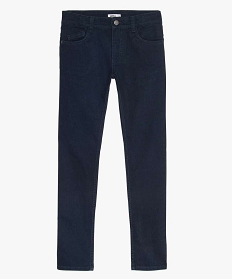 pantalon garcon style jean slim 5 poches bleuA274601_1