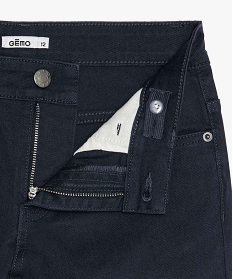 pantalon garcon style jean slim 5 poches bleuA274601_2