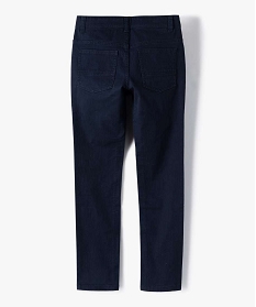 pantalon garcon style jean slim 5 poches bleuA274601_4