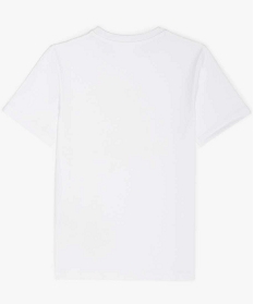 tee-shirt garcon a manches courtes uni blanc tee-shirtsA278201_2