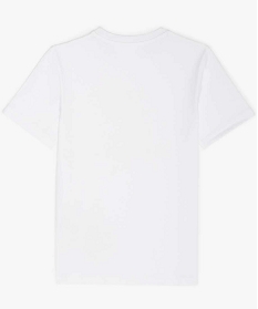 tee-shirt a manches courtes uni garcon blanc tee-shirtsA278201_2