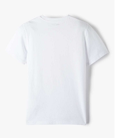 tee-shirt garcon a manches courtes uni blanc tee-shirtsA278201_3
