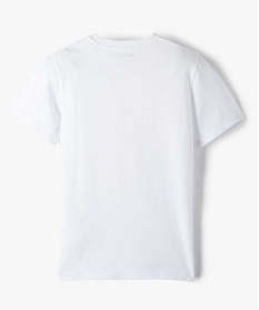 tee-shirt a manches courtes uni garcon blanc tee-shirtsA278201_3