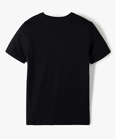 tee-shirt garcon a manches courtes uni noir tee-shirtsA278301_3