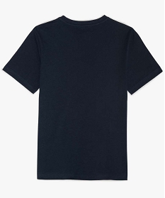 tee-shirt garcon a manches courtes uni bleu tee-shirtsA278501_2