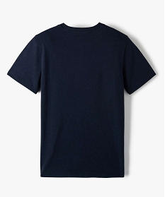 tee-shirt a manches courtes uni garcon bleuA278501_3