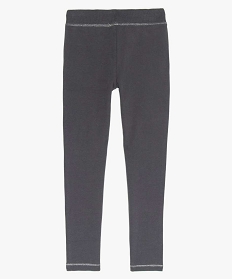 pantalon de jogging fille coupe ajustee gris pantalonsA283601_2