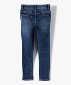 jean ultra skinny a taille reglable fille gris jeansA286901_4