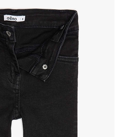 jean ultra skinny a taille reglable fille noir jeansA287001_2