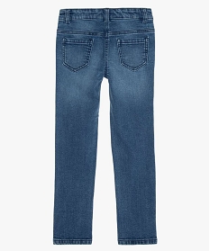 jean fille coupe regular extensible gris jeansA287101_3