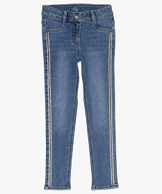 jean fille skinny a strass gris jeansA287401_1