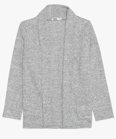  GILET GRIS CHINE:40929510081-Polyester////