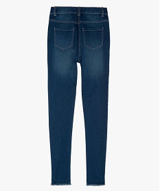 jean fille skinny taille haute gris jeansA309601_3