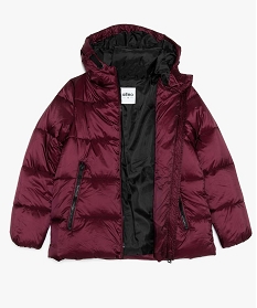 parka fille ample a gros zips rougeA312801_2