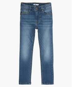 jean garcon coupe slim 5 poches gris jeansA328501_1