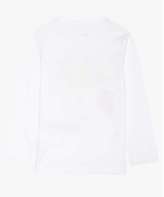 tee-shirt garcon a manches longues motif xxl blanc tee-shirtsA329201_2