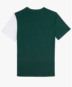 tee-shirt garcon multicolore avec imprime velours imprimeA330201_2