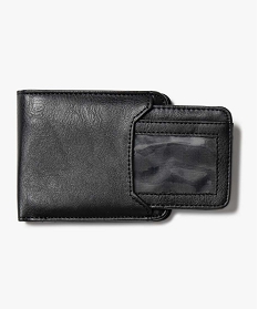 portefeuille homme avec porte cle et boite cadeau noirA338601_3