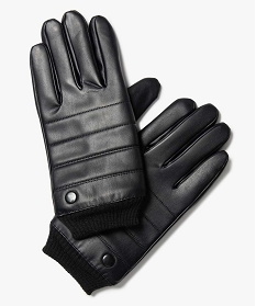 gants homme avec doublure chaude avec boite cadeau noir foulard echarpes et gantsA349801_2