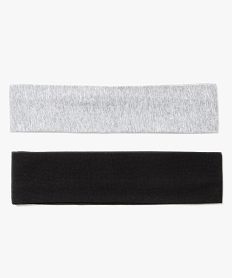 bandeau a cheveux femme uni (lot de 2) gris standard accessoires cheveuxA358601_2