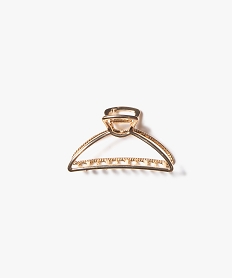 pince crabe femme en metal dore accessoires cheveuxA359301_3