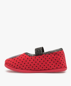 chaussons fille ballerines a pois - miraculous rouge chaussonsA370901_3