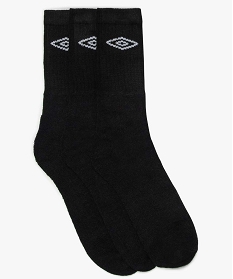GEMO Chaussettes spéciales sport homme (lot de 3) - Umbro noir standard