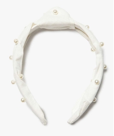 serre-tete femme a perles blanc autres accessoiresA444301_1