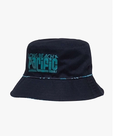 chapeau garcon forme bob avec motifs tropicaux bleu chapeaux casquettes et bonnetsA445401_1
