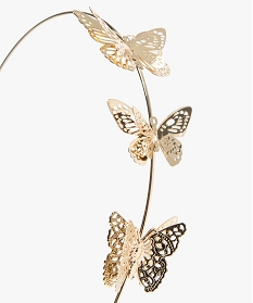serre-tete fille en metal dore avec papillons jaune autres accessoires filleA502101_2