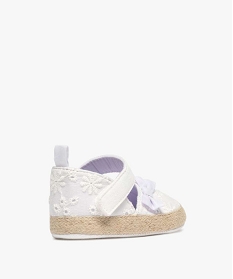 chaussons de naissance bebe fille sandales blancA512701_4