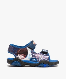 sandales garcon a semelle lumineuse – captain tsubasa bleu sandales et nu-piedsA519101_1