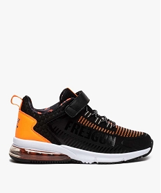 80ROSOREN BLEU CHAUSSURE SPORT NOIR/ORANGE:30130770178-Textile/Textile/Elastomere/Textile/