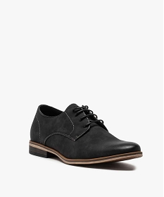 derbies homme unis en matiere suedee grisA533501_2