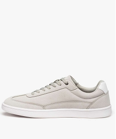 tennis homme suedees a lacets style skateshoes grisA535601_3