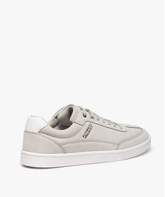 tennis homme suedees a lacets style skateshoes grisA535601_4