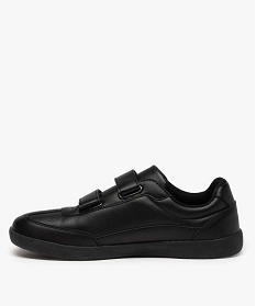 baskets homme unies fermeture double scratch noir vifA535701_3